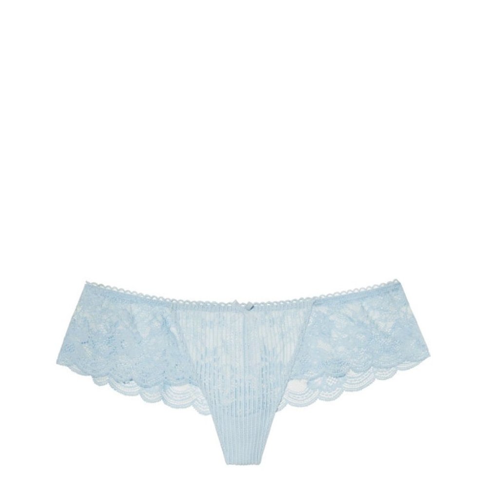 New DREAM ANGELS Floral Lace‎ & Stripe Hipster Cheeky light blue